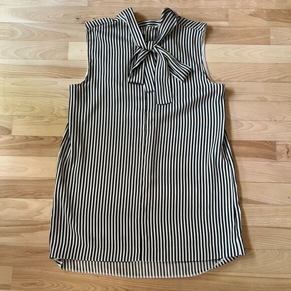 π Judith & Charles Sleeveless Tie-Neck Blouse β Size 4 - Picture 4 of 6